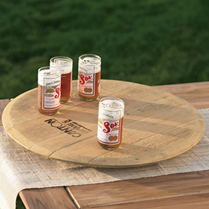 Wine Barrel Lazy Susan