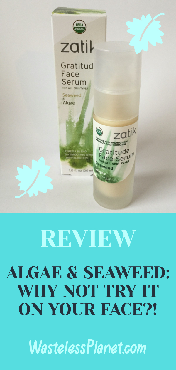 Organic face serum review: Gratitude by Zatik